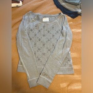 Gilly Hicks Cropped Crewneck Sweatshirt